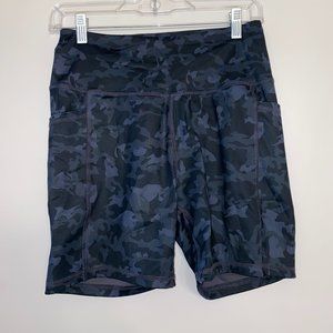 Camo workout shorts